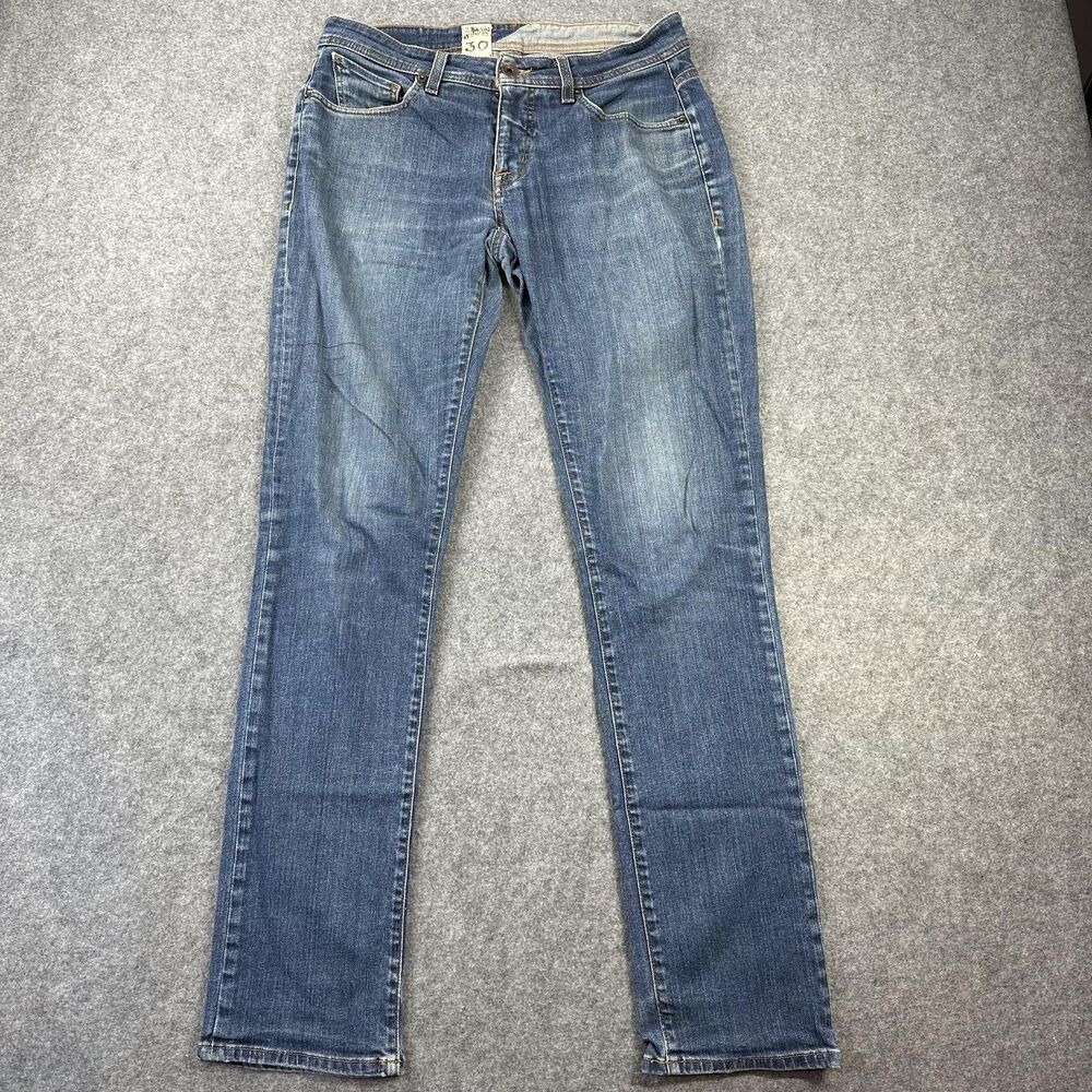 Volcom Jeans Mens 30x31 Blue Medium Wash Straight Leg Denim Casual Skate